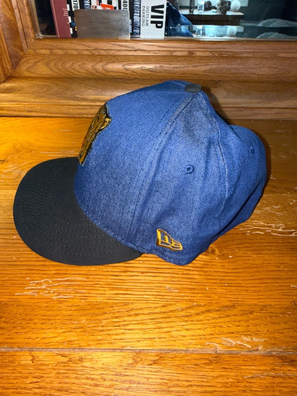 Mishka New Era 59FIFTY Blue and Black Cap Fitted Size 7 1/4” Very Rare Hat! 🧢 - Picture 4 of 11